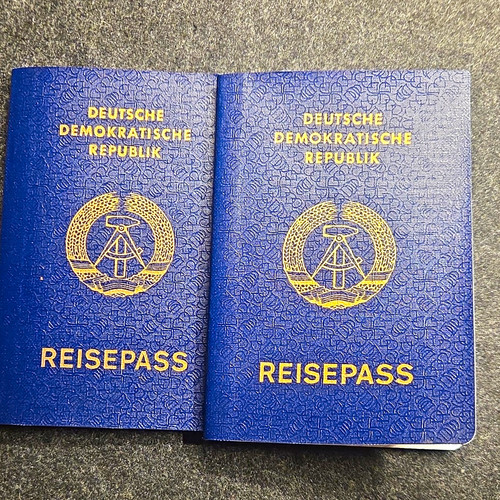 Ddr reisepass ehepaar - ddr, stück