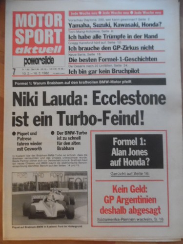 Motor sport aktuell 1982 - motor,