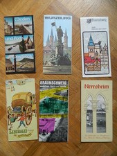 5 alte Prospekte von Würzburg