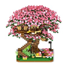 Sakura Baumhaus Baustein Montage Architekturmodelle Romantische Deko Geschenk