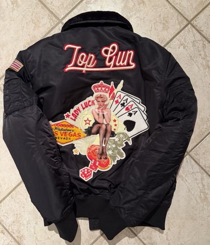 Top gun fliegerjacke herren - gun, l