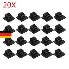 100x Kabelclip selbstklebend