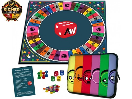 Das quiz brettspiel mit - –, quiz-brettspiel