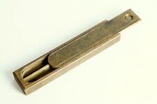 #10271 - Schöner alter Griffelkasten aus Holz - Lerne Weisheit - übe Tugend