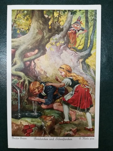 Postcard hinke grimm - -,