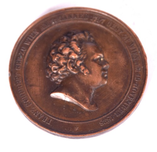 Alte kupfer tischmedaille - alte,