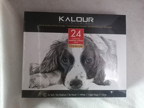 Kalour holzkohle malset - -, holzkohle-malset