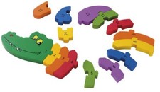PLAYTIVE Zahlen Puzzle Holz 15