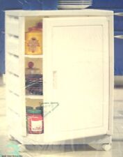 2x SCHRANK ANRICHTE SIDEBOARD BEISTELLTISCH TISCH ABLAGE Für KÜCHE o BAD ROLLBAR