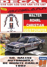 DECAL OPEL ASCONA 400 ROTHMANS