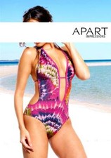 Monokini / Badeanzug pink-bunt