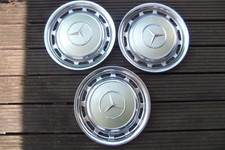 3 Mercedes Radkappen silberdistel 14 Zoll W110 W114 W115 W116 W123 W126 (A14)