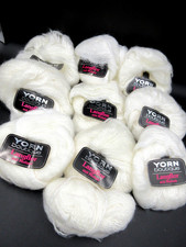 9 x 50g +30g  Flausch-Garn Wolle Strickgarn ?Yorn Boutique Langflor mit Mohair