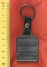 1 x JUNGHEINRICH Schlüsselanhänger GEPRÜFTER STAPLERFAHRER sehr alt Lag. Nr. 125