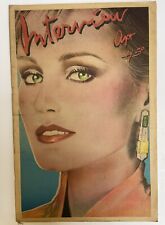 Interview Magazine, Andy Warhol Interview, Andy Warhol, Jessica Lange,