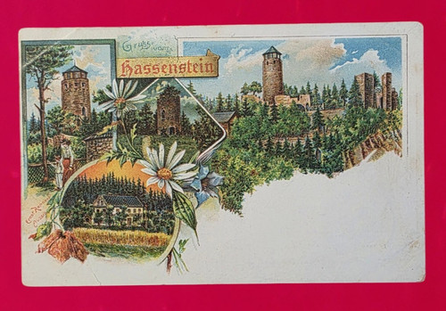 Litho hassenstein 1904 - ak, (