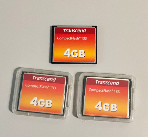 4gb transcend compactflash - 3x,