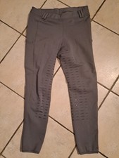 Schockemöhle Sports Damen Reitleggings  42 Winter Riding Tights Silber grau 99€