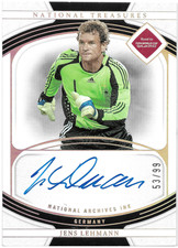 Panini National Treasures FIFA Road To WC 2022 Jens Lehmann On Card Auto /99