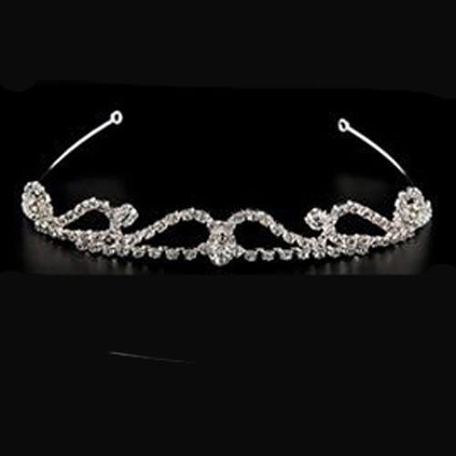 Braut diadem silber kristall - braut,
