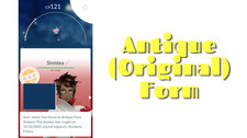 ☕Shiny Sinistea (Schillernd Fatalitee) Antique Form Pokemon GO☕ Exchange or PTC