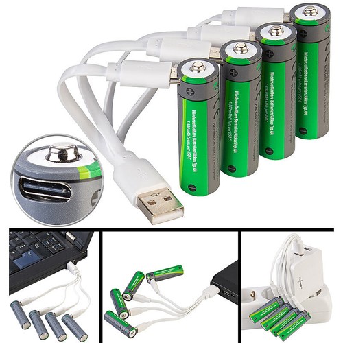 Tka 4er set - tka, wiederaufladbare