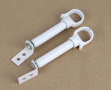 2x Haubenhalter Metall für