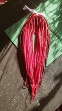 dreadlocks (Handarbeit) 50-60cm Rot, Dunkel rot aus synthetisches Haar 