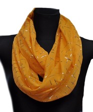 Seide  Pusteblumen Silber Glitzer Halstuch LoopSchal Tuch Schlauchschal Damen