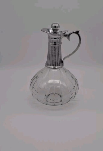 Karaffe glas mit montur - ,