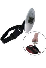 Kofferwaage mit LCD Anzeige bis 40 kg 10x3,7x2,7cm Gepäckwaage Hängewaage BWI