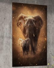 Elefant Leinwand Bild Abstrakt