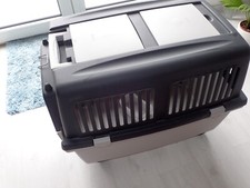 TOP Hunde Flugbox Profi Transportbox Gulliver 4 IATA-konform + Rollen Topzustand