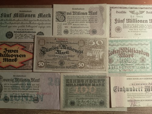 Diverse banknoten dreifach - diverse, lot