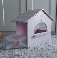 BabyBorn Echtholz Pferdestall Pink Lila Babyspielzeug