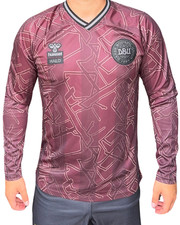 Dänemark Trikot M L XL DBU Halo Hummel Sondertrikot langarm weinrot Dansk 2024