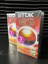 TDK HS240 - VHS Kassetten Leerkassetten, 6 Stück