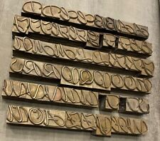 A-Z Bleialphabet Zier-Buchstaben Monogramm Initiale  Stempel Bleistempel Blei.