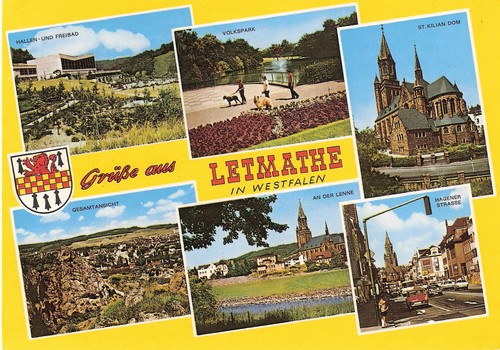 Ansichtskarte letmathe - ak, /