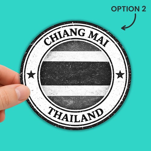 Chiang mai aufkleber - chiang,