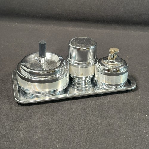 Vintage raucherset aluminium - raucherset,
