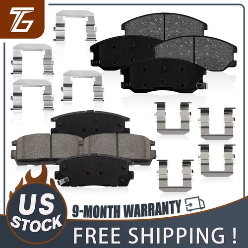 Front and rear brake pads - front,