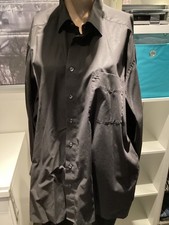 Schwarzes Hemd von Olymp Luxor in 46/18