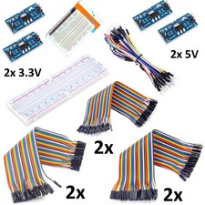 Steckbrett Set 13-teilig 65 + 40er Jumper Wire Kabel 3,3V 5V Spannungsregler
