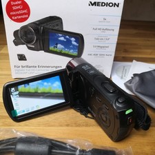 Handlicher Camcorder, Medion Life MD 86641, Touchscreen, Full HD, Videokamera