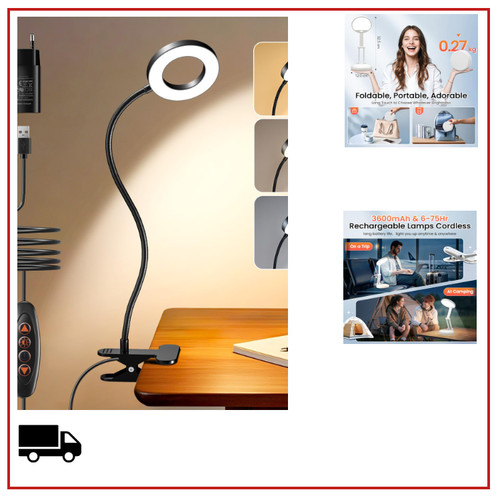 Kabellose led tischlampe 3600 - led,