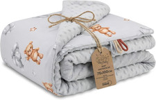 Babydecke kuscheldecke 75x100 - kuscheldecke,