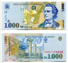 1000 Lei Rumänien / Romania