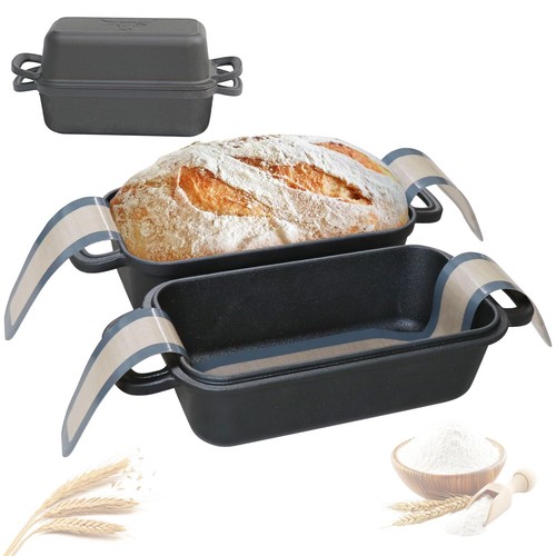 Gusseisen brotbackform mit - gusseisen,