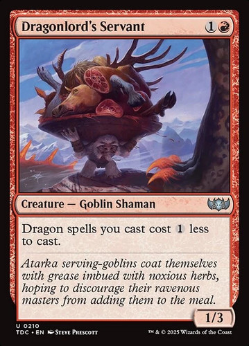 Magic mtg dragonlord servant - magic/mtg, dragonlord's